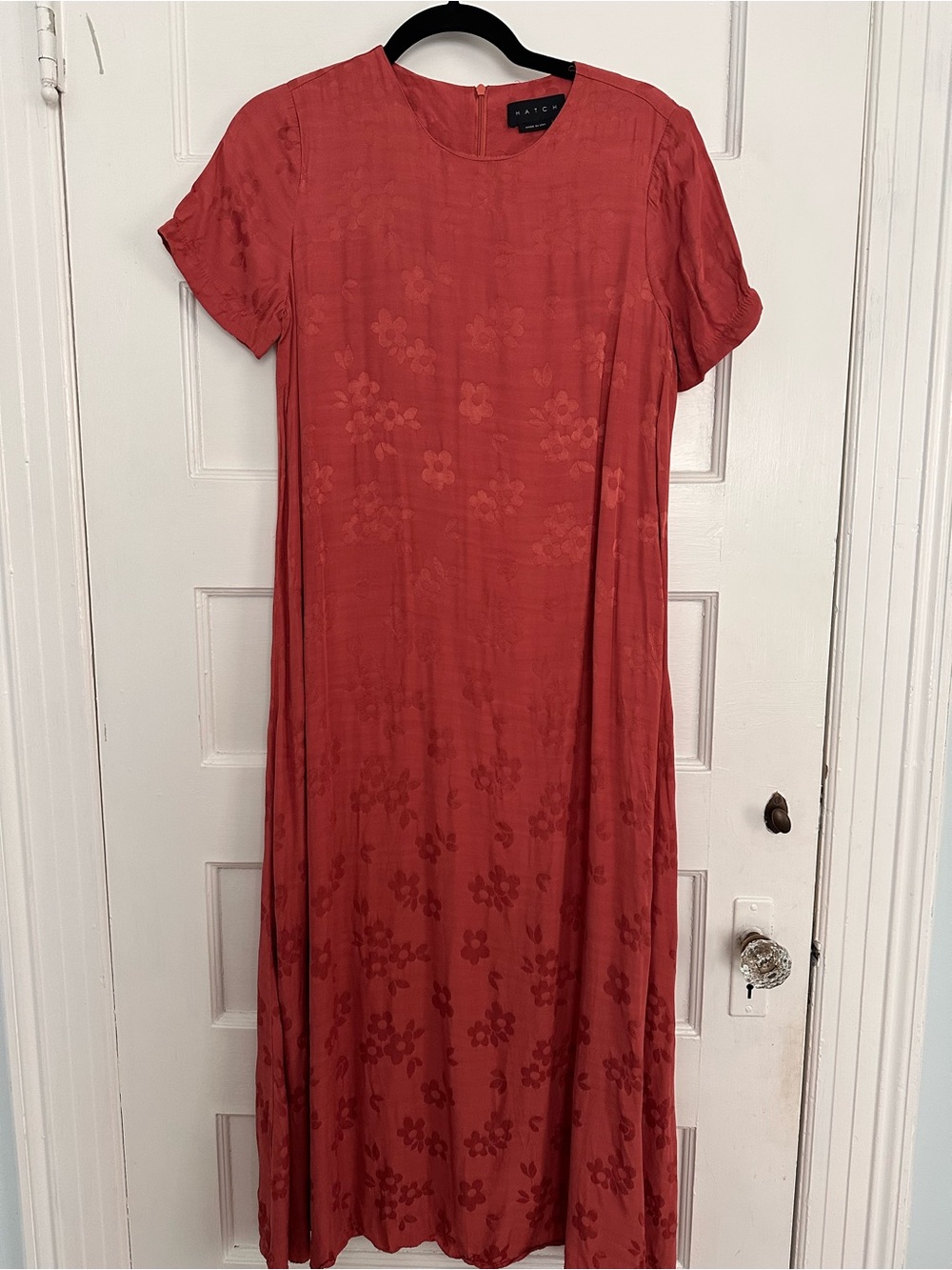 Hatch Maternity The James Dress in Faded Coral